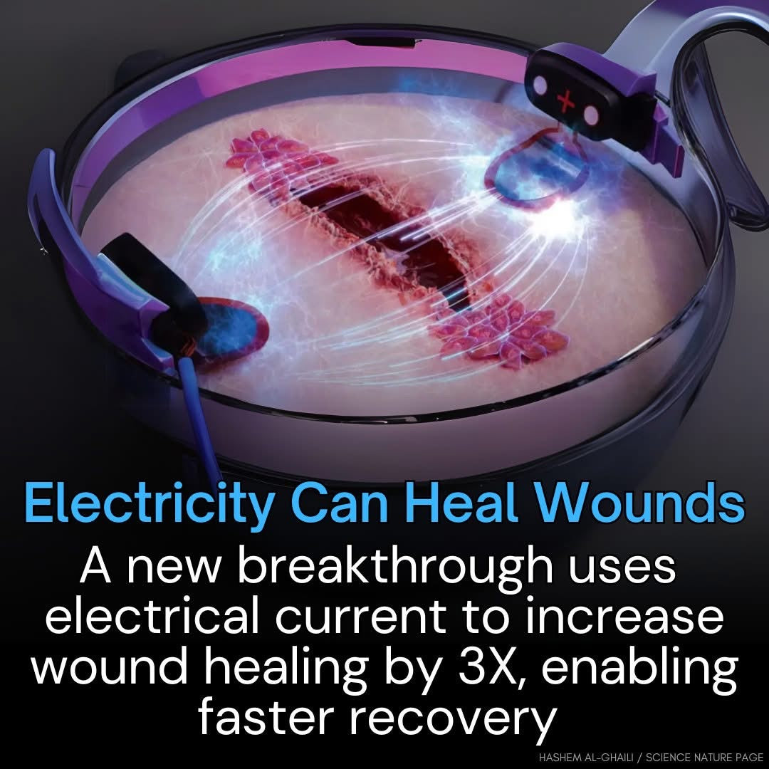 Electricity That Can Heal Wounds