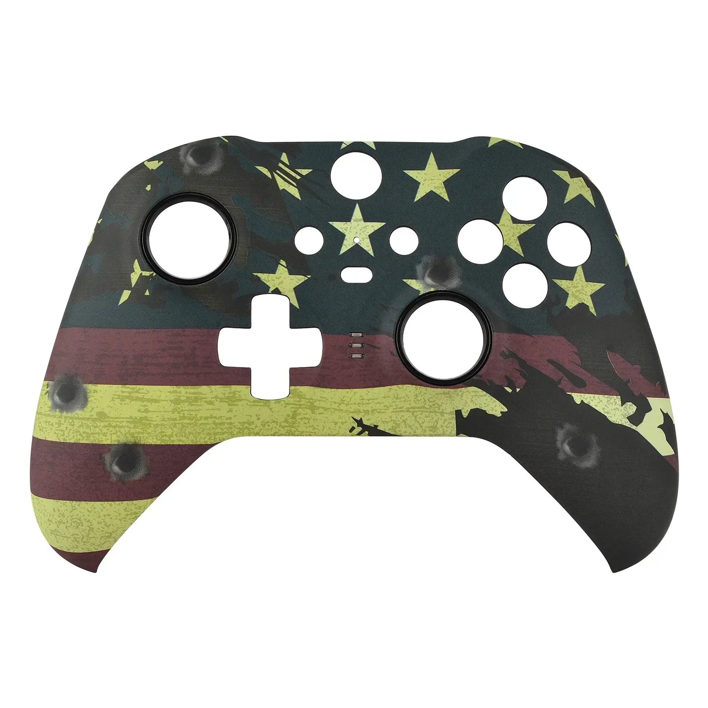 eXtremeRate Patterned Faceplate Front Housing Shell Replacement Kit for Xbox One Elite Series 2 Controller - Series 1