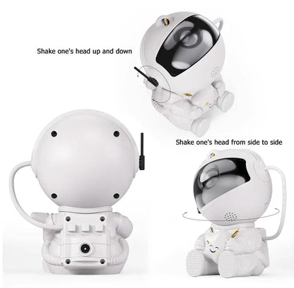 Astronaut Starry Sky Projection Light Full of Stars Ambient Light Spaceman Laser Nebula Water Ripple Bedroom Projection Light