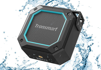 Tronsmart Groove 2 Speaker Portable Speaker with Bluetooth 5.3, True Wireless Stereo, Dual EQ Modes, IPX7 Waterproof, for Shower