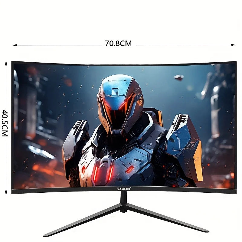 32 inch Gaming Monitor 2560*1440 1800R Curved Monitors 165HZ PC Monitors VA Screen for Home, Office ,Support HDTV & DP