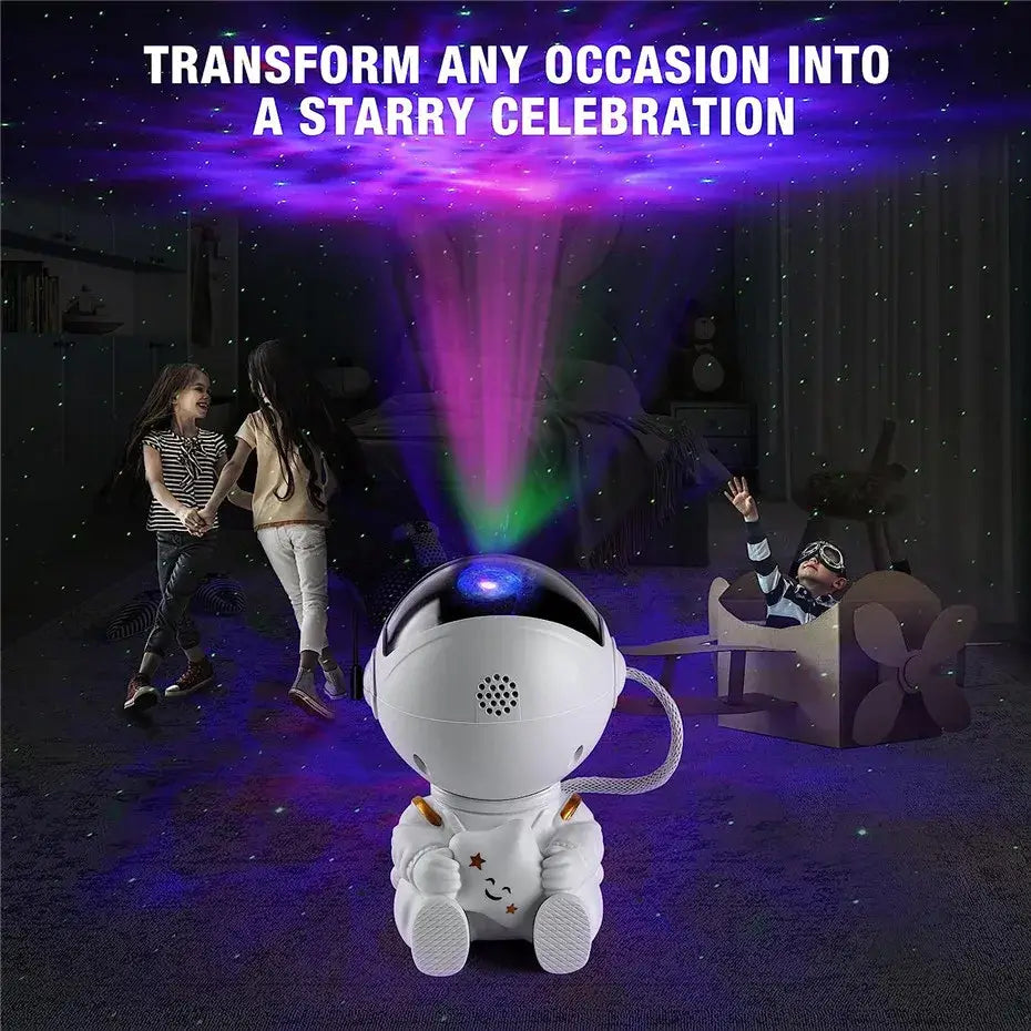 Astronaut Starry Sky Projection Light Full of Stars Ambient Light Spaceman Laser Nebula Water Ripple Bedroom Projection Light