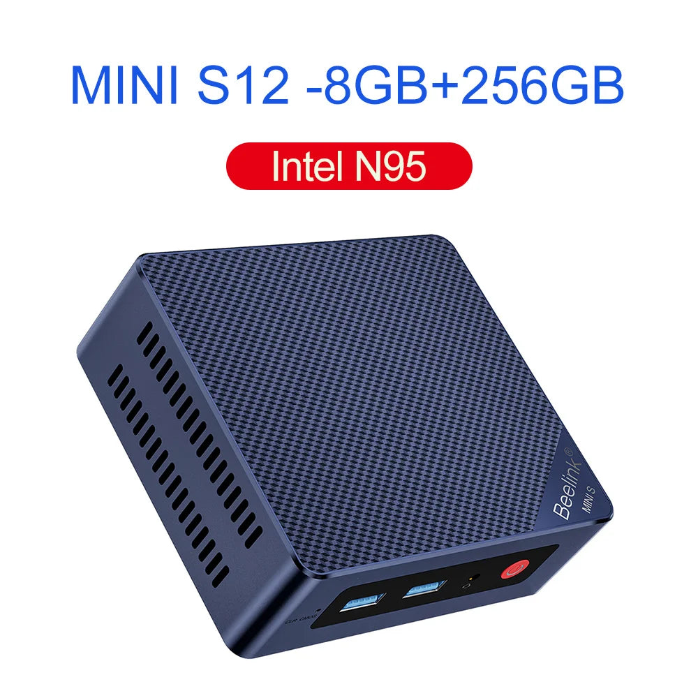 Beelink Mini S13 Intel Twin Lake N150 S12 Pro N100 16G 500G Mini S 11th N5095 DDR4 8GB 128GB Desktop Computer N95 VS GMKtec G3