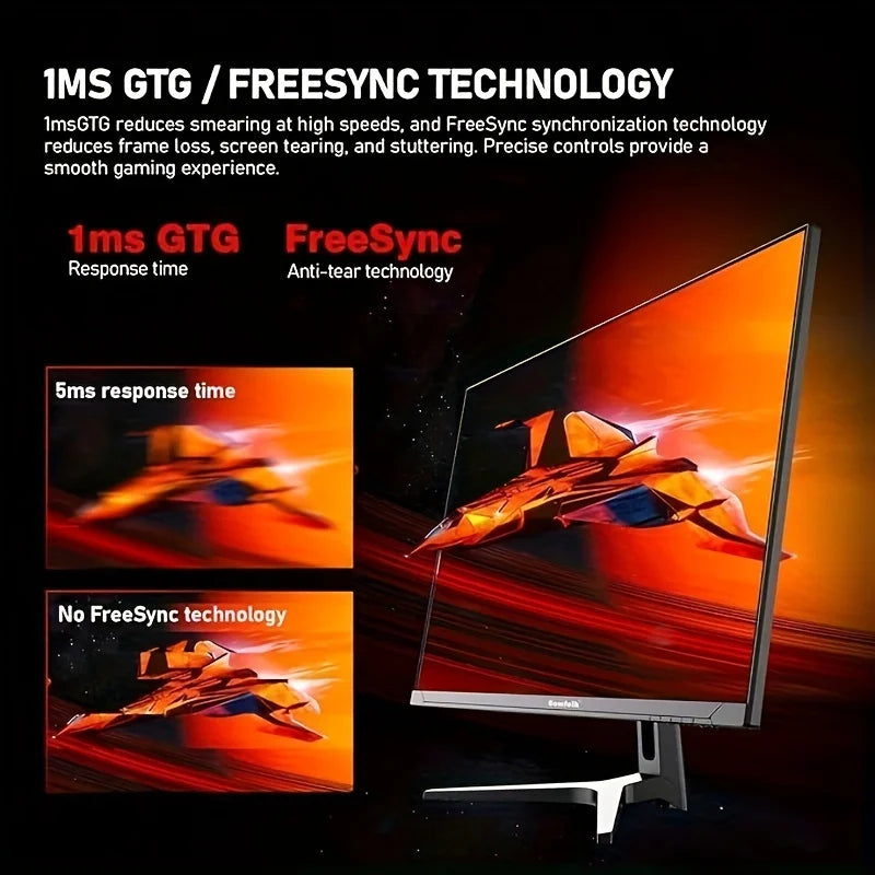 32 inch Gaming Monitor 2560*1440 1800R Curved Monitors 165HZ PC Monitors VA Screen for Home, Office ,Support HDTV & DP