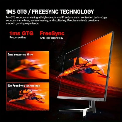 32 inch Gaming Monitor 2560*1440 1800R Curved Monitors 165HZ PC Monitors VA Screen for Home, Office ,Support HDTV & DP