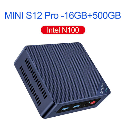 Beelink Mini S13 Intel Twin Lake N150 S12 Pro N100 16G 500G Mini S 11th N5095 DDR4 8GB 128GB Desktop Computer N95 VS GMKtec G3