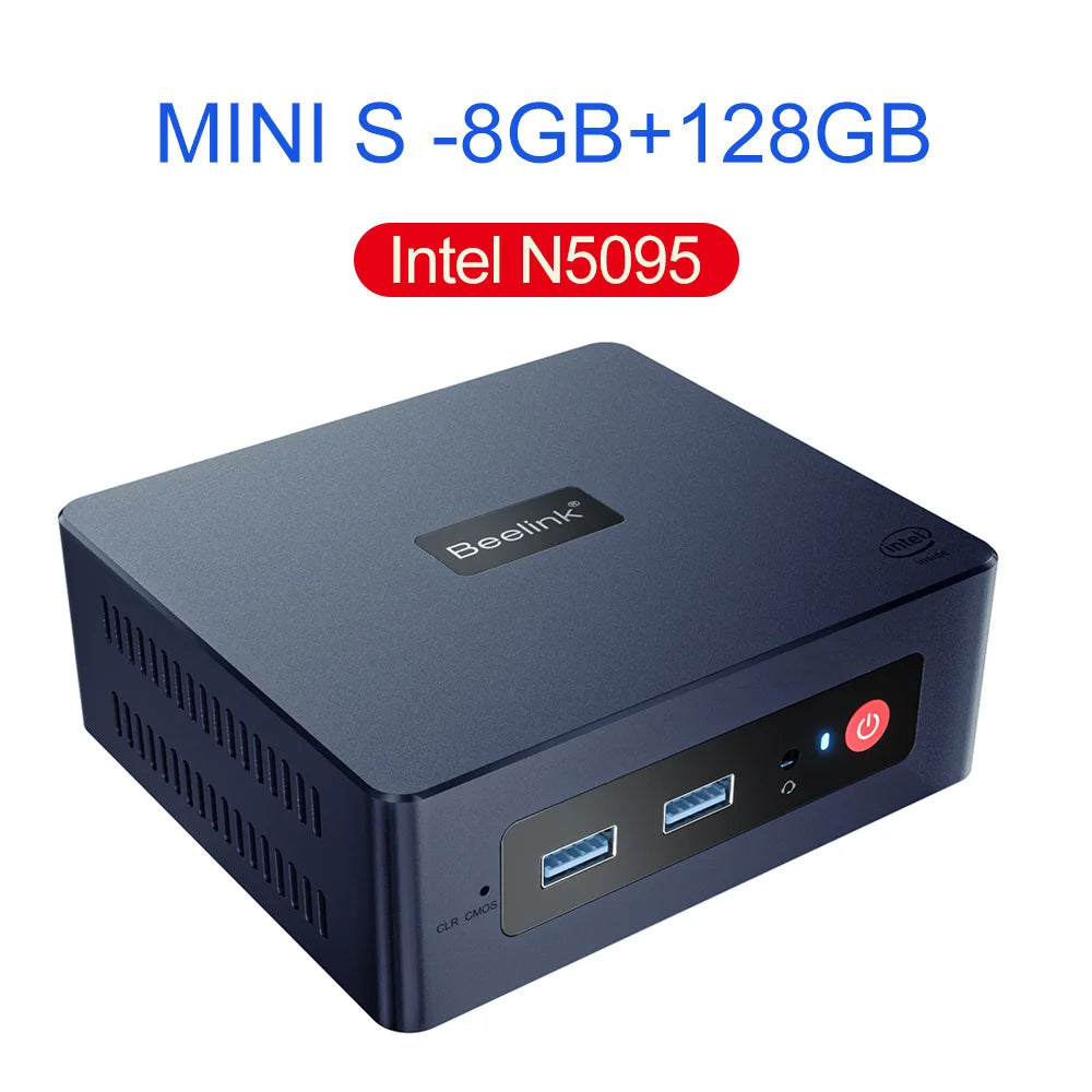 Beelink Mini S13 Intel Twin Lake N150 S12 Pro N100 16G 500G Mini S 11th N5095 DDR4 8GB 128GB Desktop Computer N95 VS GMKtec G3