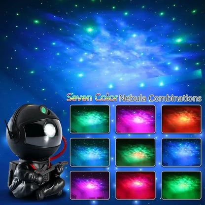 Astronaut Starry Sky Projection Light Full of Stars Ambient Light Spaceman Laser Nebula Water Ripple Bedroom Projection Light