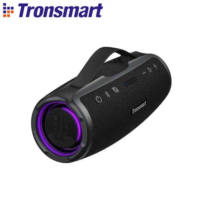 Tronsmart Mirtune S100 Speaker 50W Bluetooth Speaker with IPX7 Waterproof, APP Control, Built-in Powerbank & Retractable Handle