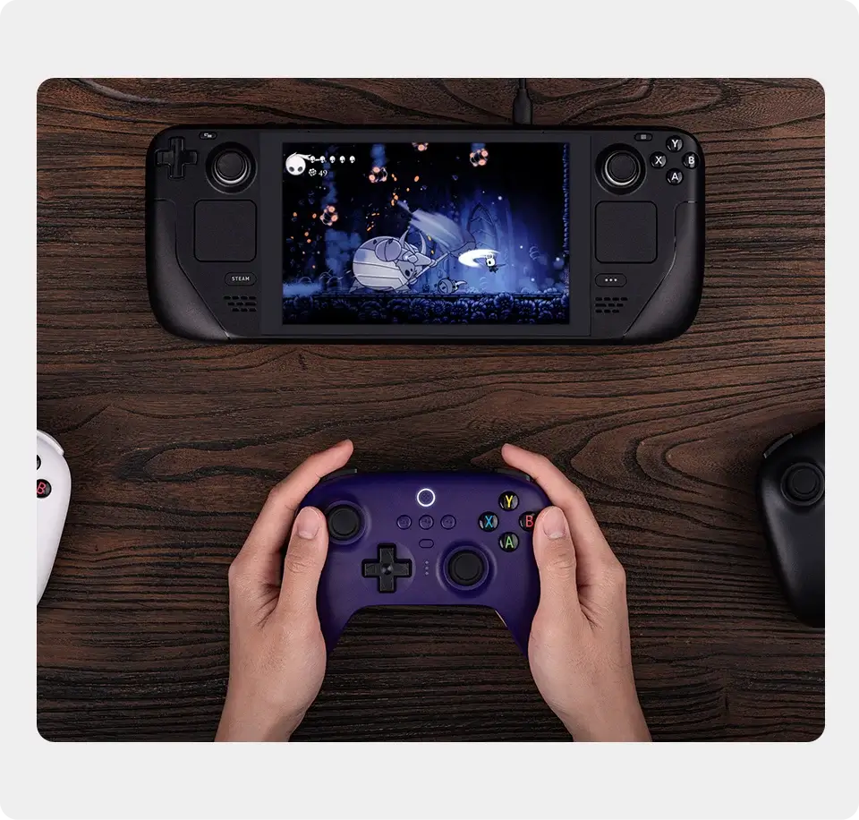 8BitDo - New Ultimate 2.4G Wireless, Hall Effect Joystick Update, Gaming Controller for PC, Windows Steam Deck, Android & iPhone