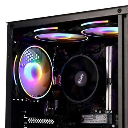 MXZ Gaming PC Ryzen R5 5600G GDDR4 16GB 500G Windows 10 Pro Key Assembly Machine Affordable Gaming Desktop Computer