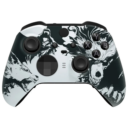 eXtremeRate Patterned Faceplate Front Housing Shell Replacement Kit for Xbox One Elite Series 2 Controller - Series 1