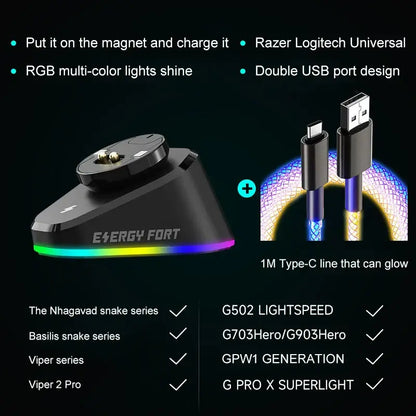 BM600 Wireless Mouse Luminescent Desktop Computer Laptop Universal Rechargable Lightweight Ergonomics Game E-Sports Mouses