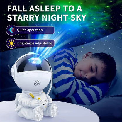 Astronaut Starry Sky Projection Light Full of Stars Ambient Light Spaceman Laser Nebula Water Ripple Bedroom Projection Light